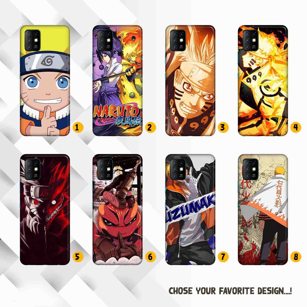 Premium Custom Case Infinix Hot 10 10S 11 11S 12 12I Play NFC Naruto Casing Hardcase and Softcase
