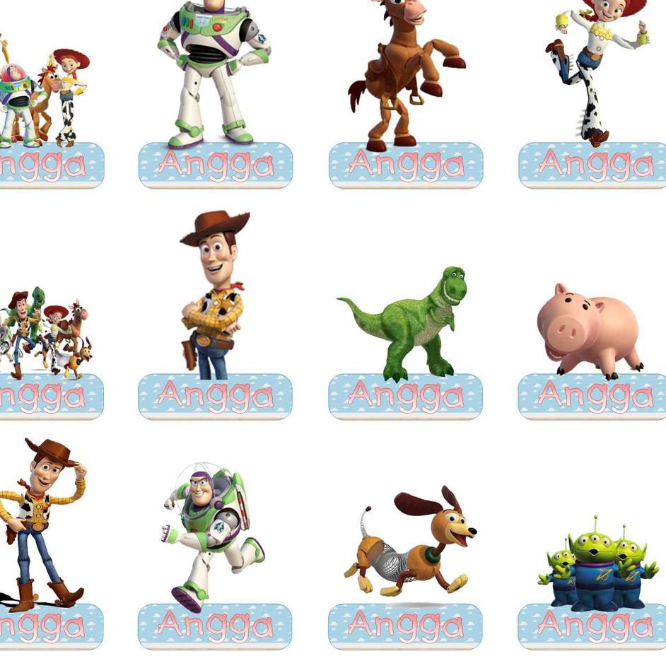 

COD.E-74|>> STIKER LABEL NAMA WATERPROOF FUNGKY TOY STORY ^^,,