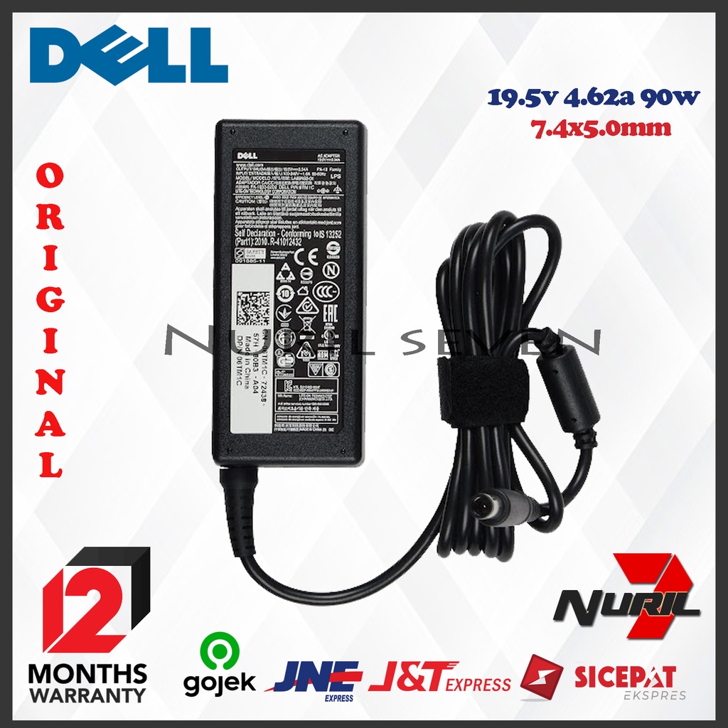 Adaptor Charger Laptop DELL LATITUDE E7240 E7250 E7440 E7450 ORIGINAL