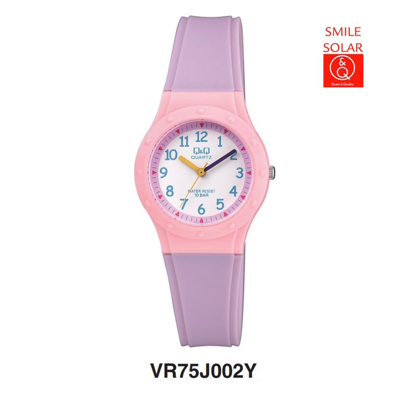 SALE Jam Tangan Anak Colorful Lucu Rubber Analog Original Q&amp;Q QNQ QQ VR75 VR75J Series