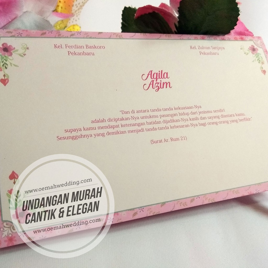 Surat Ar Rum 21 Untuk Undangan - Bagi Contoh Surat