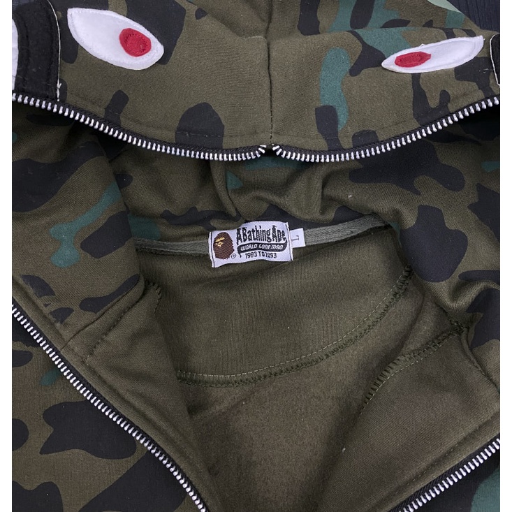 Jaket Hoodie Bape Shark Premium