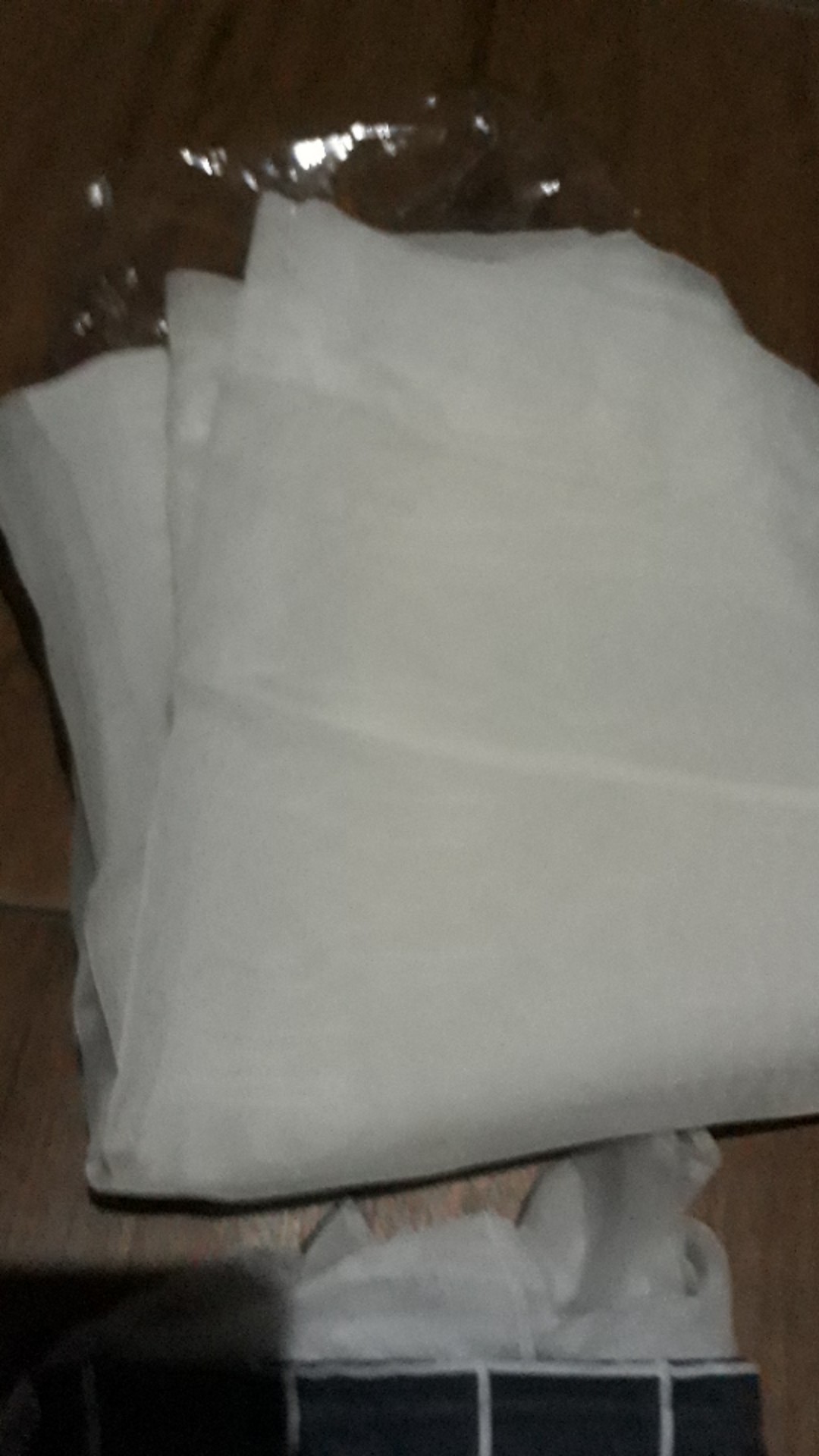 Gordeng/hordeng/gordyn Jendela Minimalis  Ikat Vitrage Voil Putih Transfaran