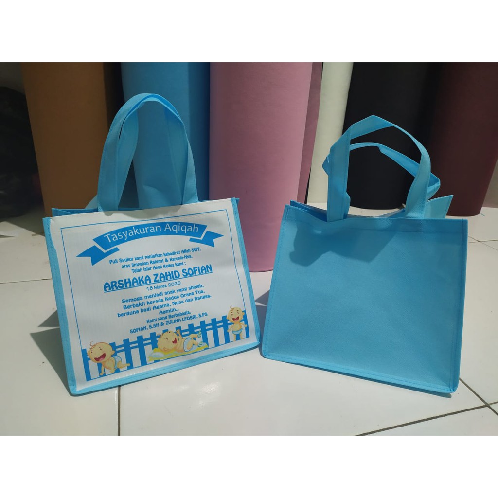 

Tas Hantaran / Tas Hajatan / Tas Aqiqah / Tas Ulang Tahun / Tas Mengenang Printing Warna