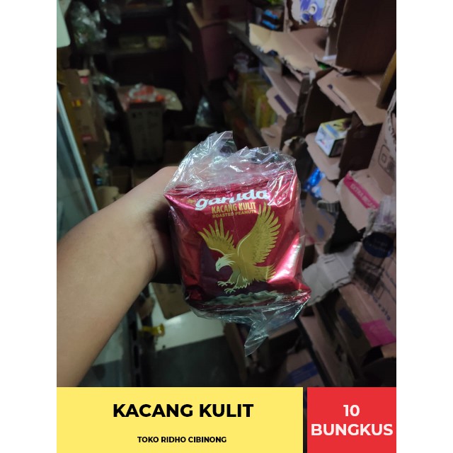 

KACANG KULIT GARUDA RENCENG ISI 10 BUNGKU