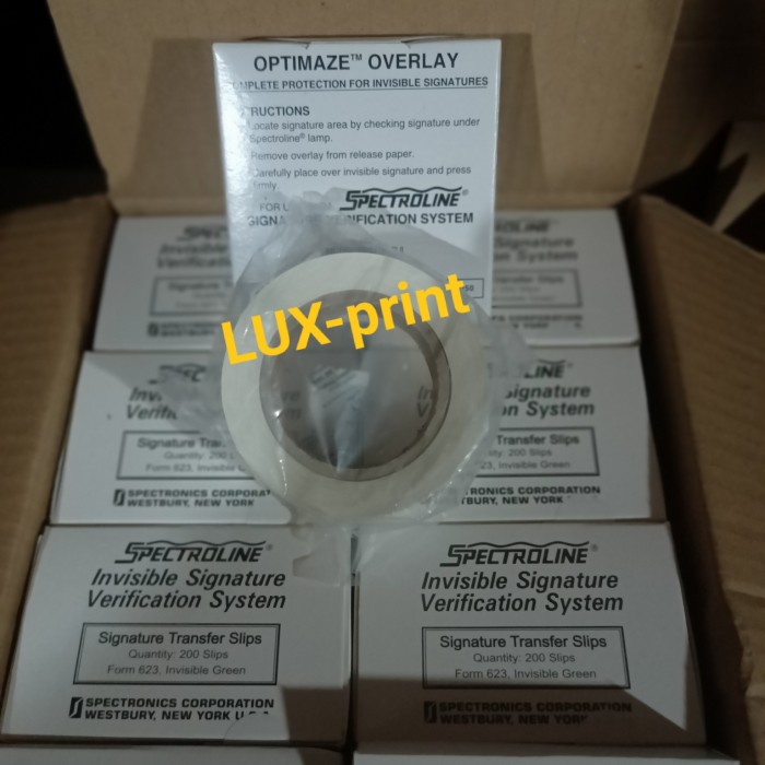 

(TERLARIS) Spectroline 1Set Signature & Overlay USA/PROMO-Murah..!!