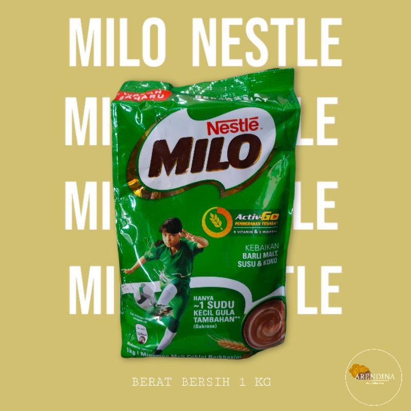 

Milo Nestle 1 Kg Malt Coklat | Minuman Coklat Bubuk | Minuman Coklat Malaysia | TERMURAH | exp. 2024 terbaru