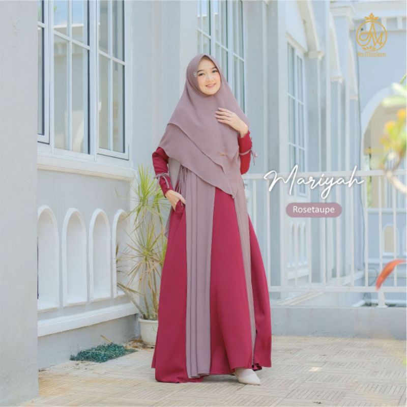 Gamis Mariyah Set Khimar by As.Moslem