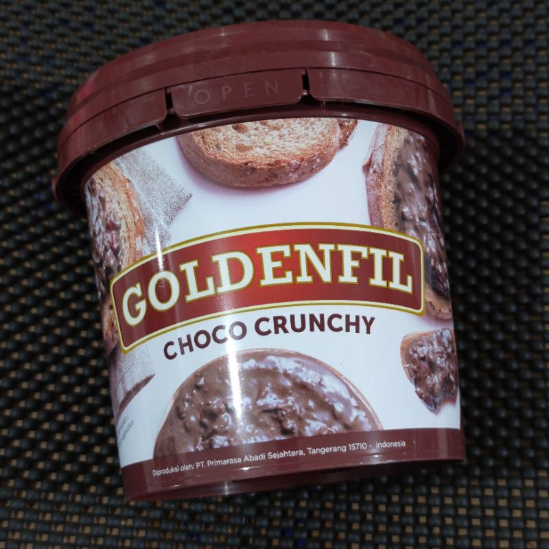 

GOLDENFIL choco crunchy 1kg selai toping coklat krunchi kriuk