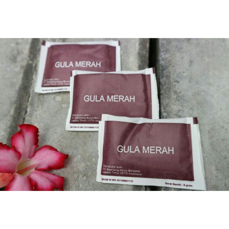 

Brown Sugar Sachet isi 250pcs/ Gula Aren Sachet Murah/ Gula Merah Sachet Cafe / Gula Aren Semut 6gr