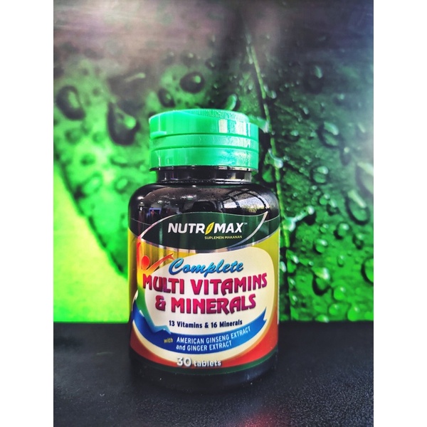 Nutrimax Complete Multivitamin & Minerals 30 Tablet