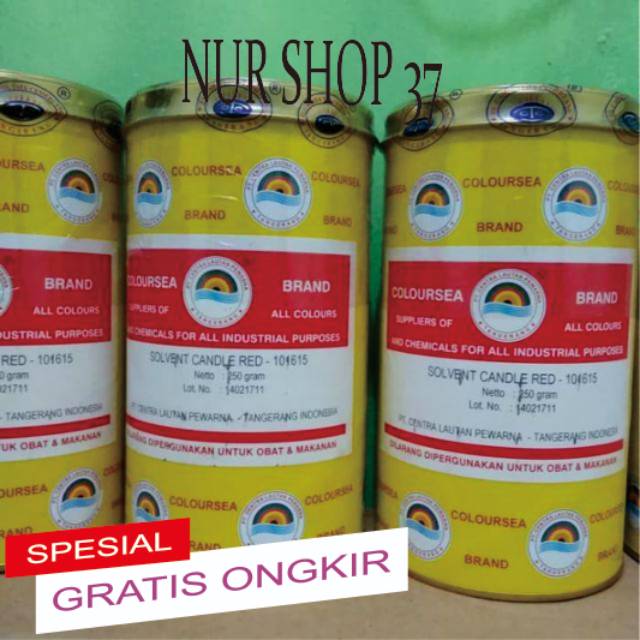 

Pewarna minyak coloursea merah