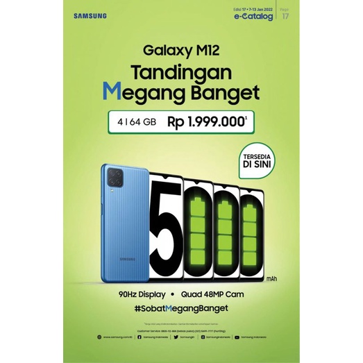 samsung M12 ram 4/64 terbaru terlaris segarawirra