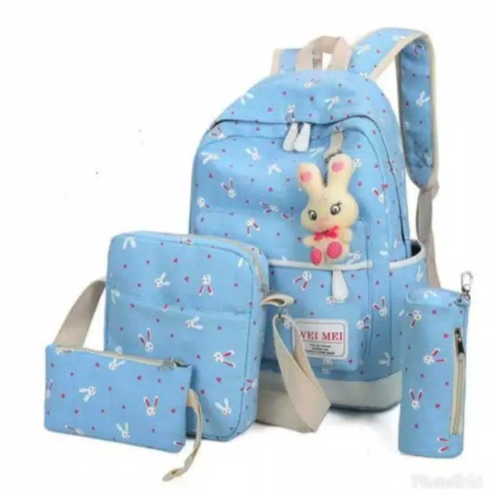 Tas Ransel Anak 4in1 Playboy _Tas Ransel Wanita _ Tas Murah _Bisa Bayar Di Tempat {COD}