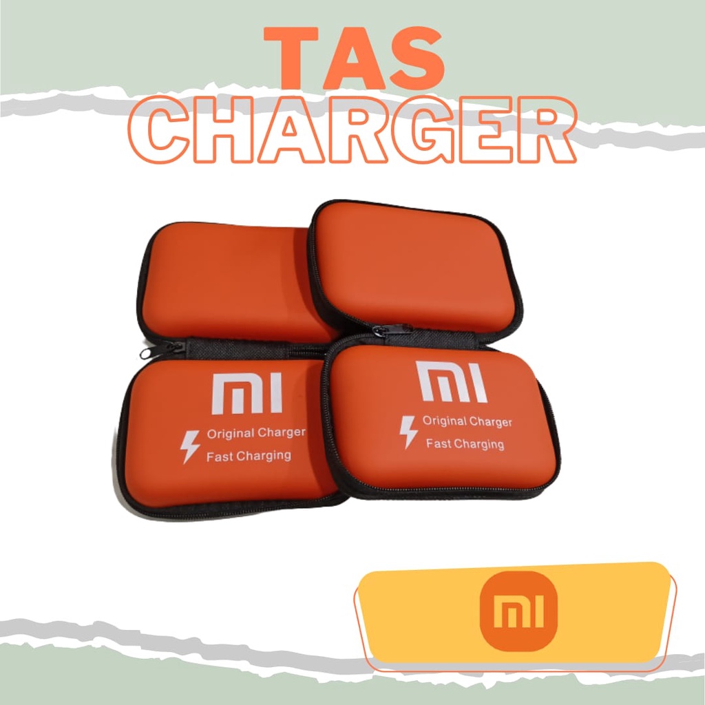 TAS / BAG Tempat Penyimpanan Charger Headset bisa Memuat Berbagai Model charger dan headset