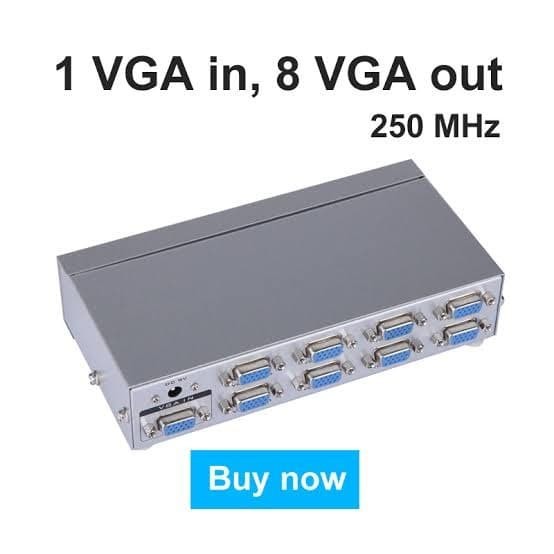 Vga Spliter 8 Port / Splitter 1-8