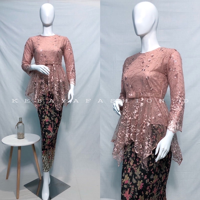 Kebaya Modern Kebaya Brokat Kebaya Remaja Brukat Set Kebaya Brukat Kebya Pita Tille