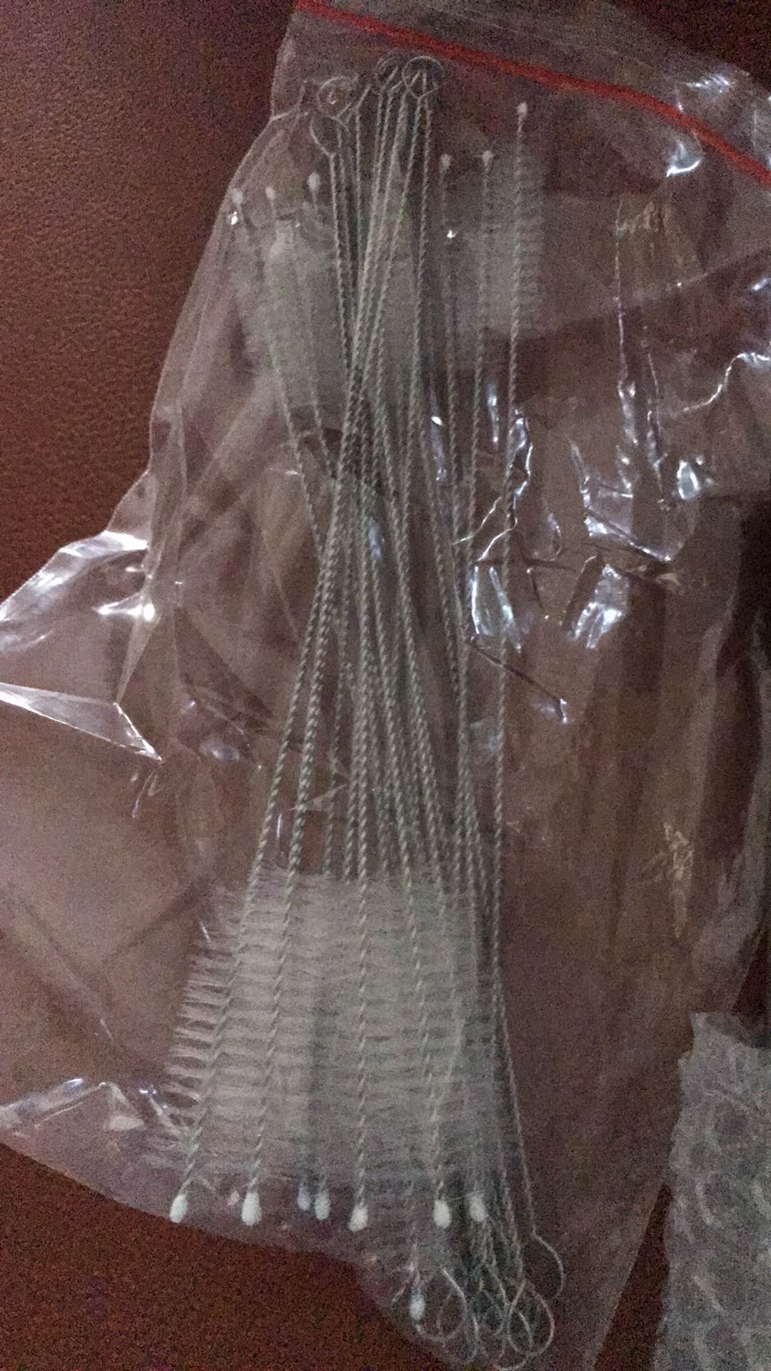 Brush Pembersih Sedotan Stainless Sikat Boba Straw 23 Cm 23cm Pipet Cuci Straw Metal Bubble