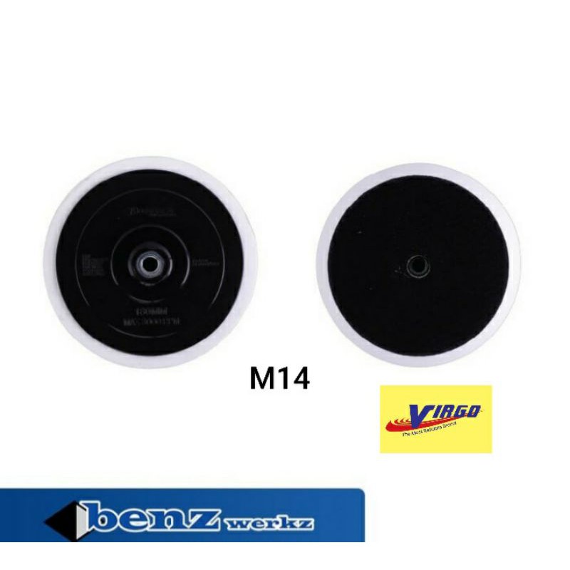BENZ BACKING PAD M14 7" VELCRO TATAKAN POLISHER KAKI BUSA MESIN POLES POLIS KILAT MOBIL MOTOR