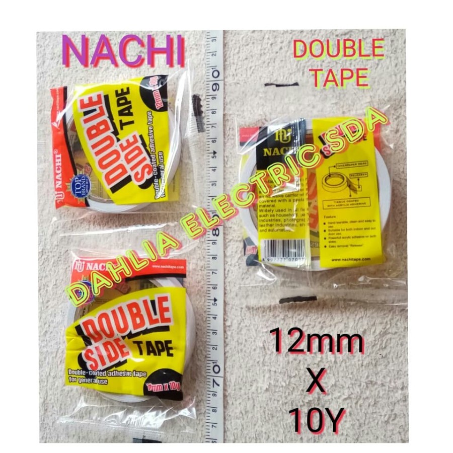 

DOUBLE TAPE 12MM X 10Y NACHI
