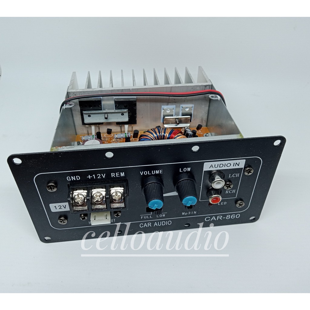 Mesin Basstube Aktif CAR-860 Power Kit Aktif 12 Volt