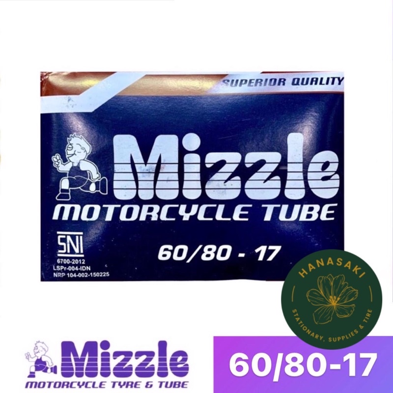 Ban Dalam MIZZLE 60/80 ring 17 ( Tube )