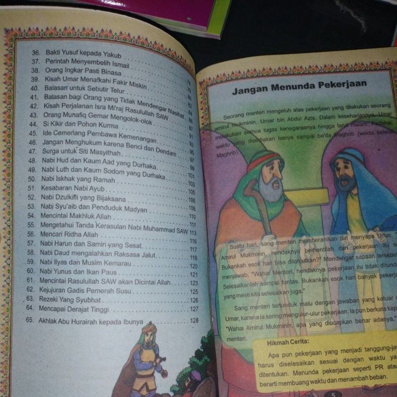 buku kisah teladan untuk anak- anak (15x24cm)