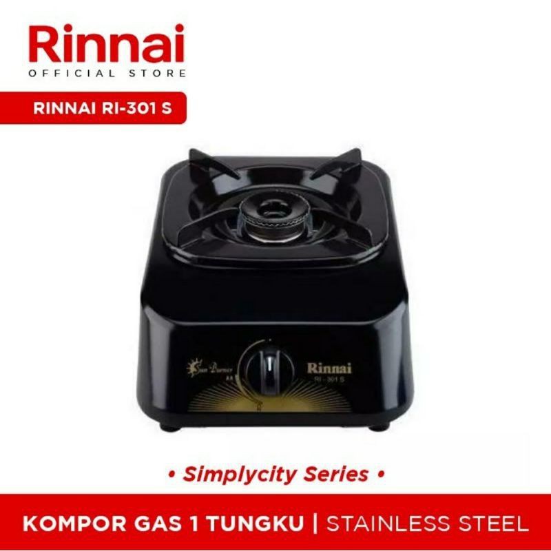 TERMURAH PROMO KOMPOR GAS RINNAI 511E 1 TUNGKU GAS STOVE SATU 511 E OFFICIAL STORE RETAIL GROSIR MUR