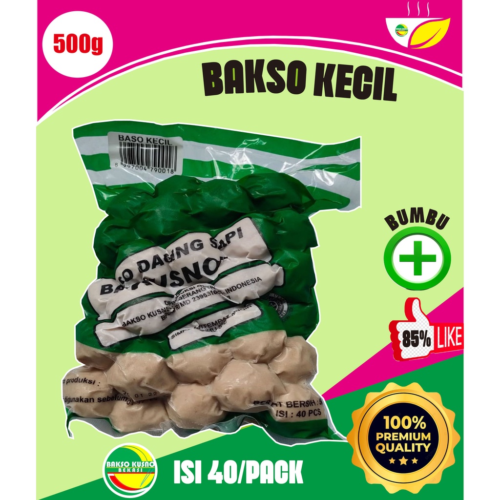 

Bakso KUSNO Kecil 500gr