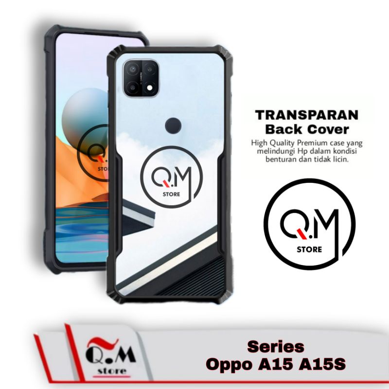 Case Oppo A15 / Oppo A15S Softcase Transparan TPU Shockproof High Quality Pelindung Back Cover
