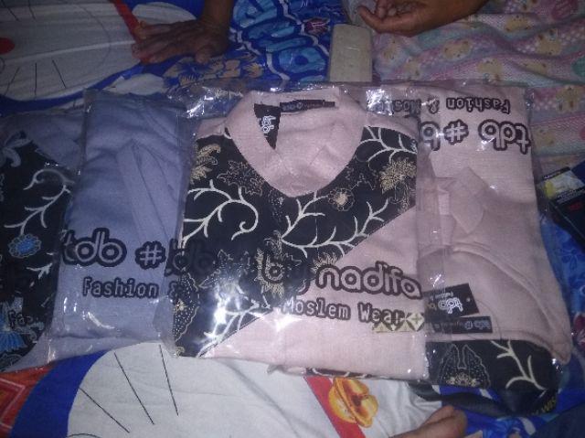 Batik Couple Muslim - Aiifa Gamis Batik Couple Keluarga