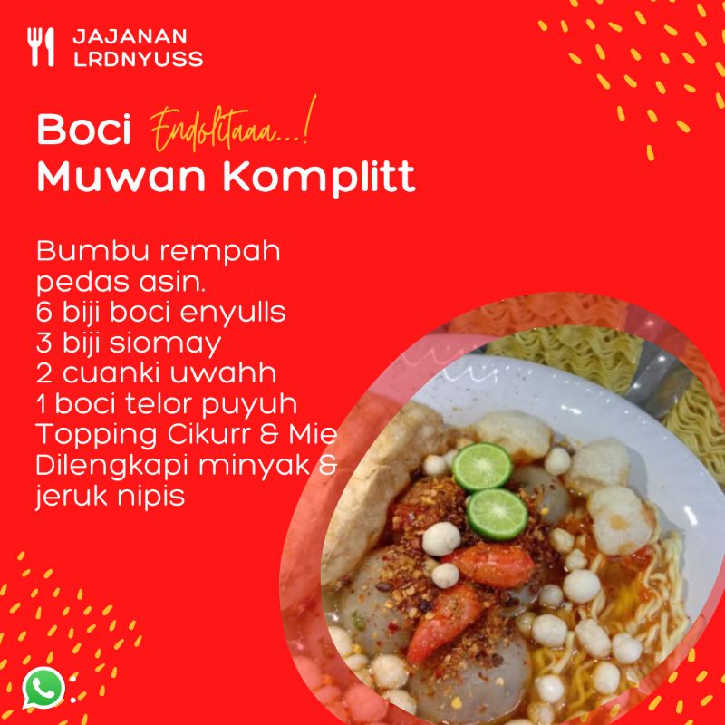 

Boci Komplit, Baso aci super lengkap komplit topping