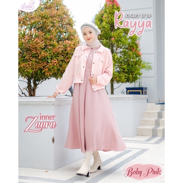 Jaket crop rayya by Izeta
