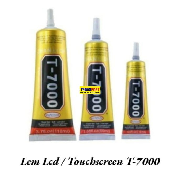 Lem Lcd Touchscreen T-7000 T7000 Lem Hitam