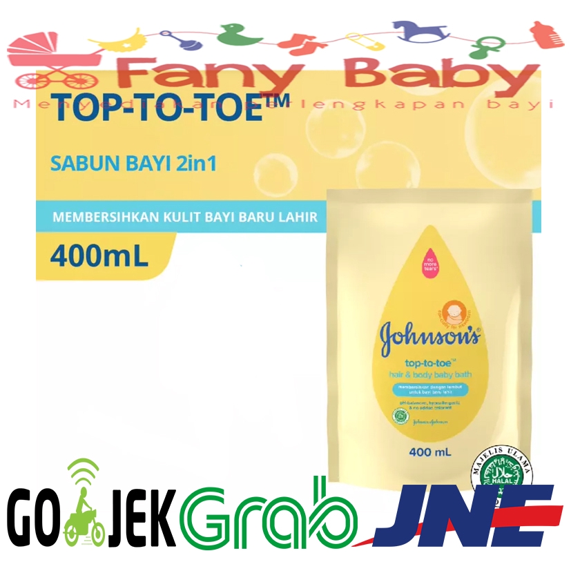 JOHNSON'S TOP-TO-TOE HAIR &amp; BODY BABY BATH 400ML