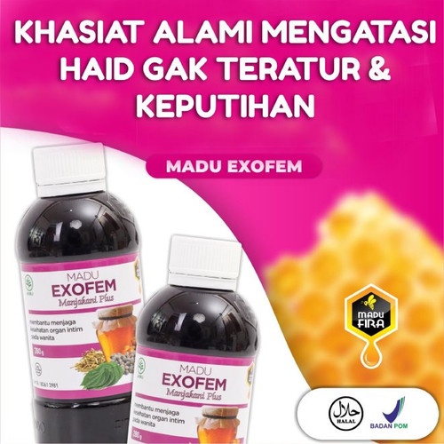 Madu Exofem Obat Herbal Manjakani Keputihan Bau Tak Sedap