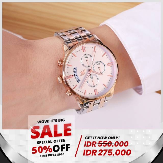 JAM TANGAN PRIA DARI JIMS HONEY ORIGINAL / JAM TANGAN ANALOG ELEGAN