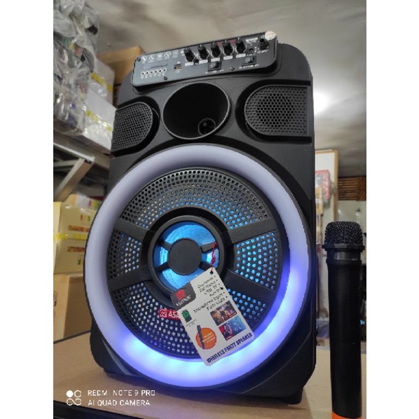PROMO PORTABLE SPEAKER SPIKER ASATRON. SALON KOPER AKTIF BLOUTHOT KARAOKE ASATRON 12 IN INC INCI INC