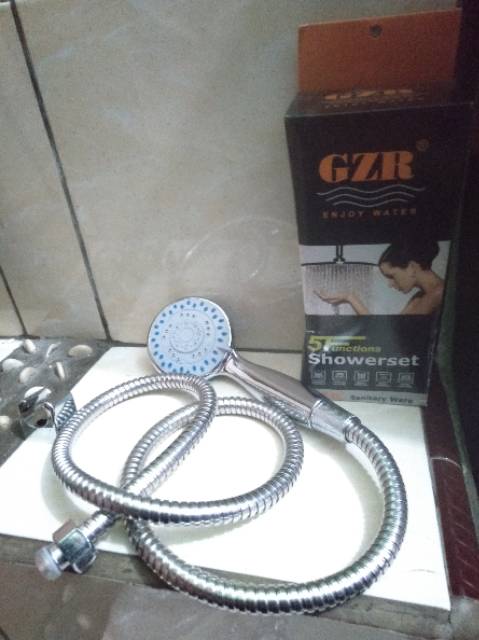 Hand shower mandi nekel 3 mode gzr