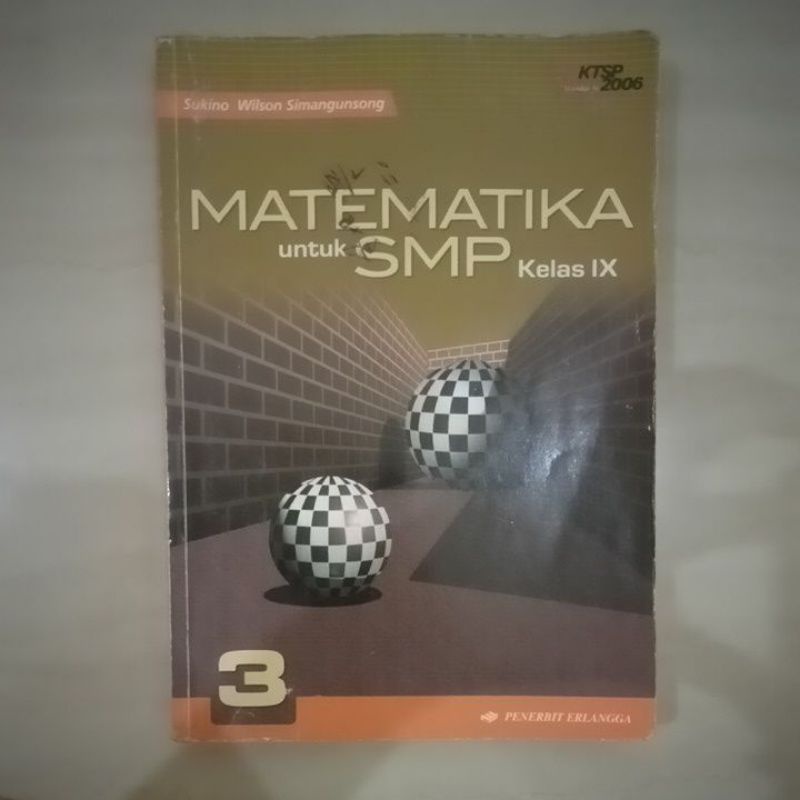 BUKU MATEMATIKA UNTUK SMP KELAS IX/KELAS 9 -ERLANGGA (KTSP 2006)