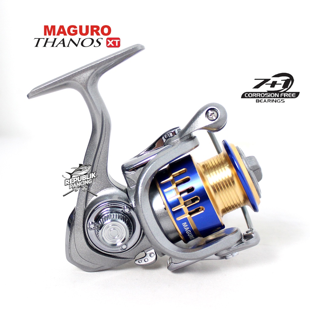 Reel Maguro THANOS XT 1000 2000 3000 4000 5000 6000 8000 Power Handle 7+1 BB Republik Pancing