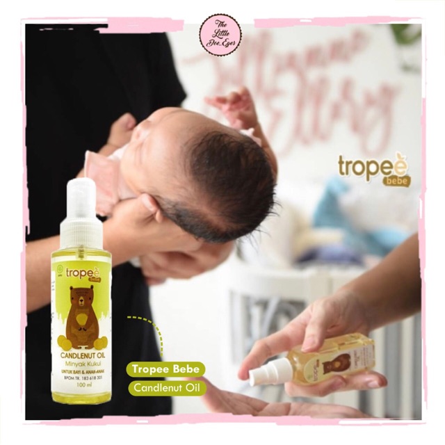 [READY] Tropee Bebe Candlenut Oil Minyak Kukui 100ml