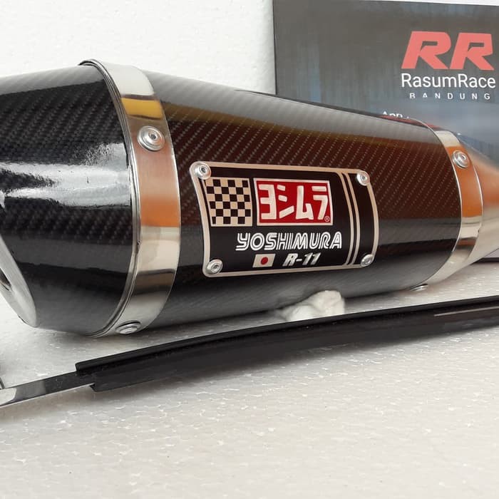 silencer yoshimura R11 double hole carbon