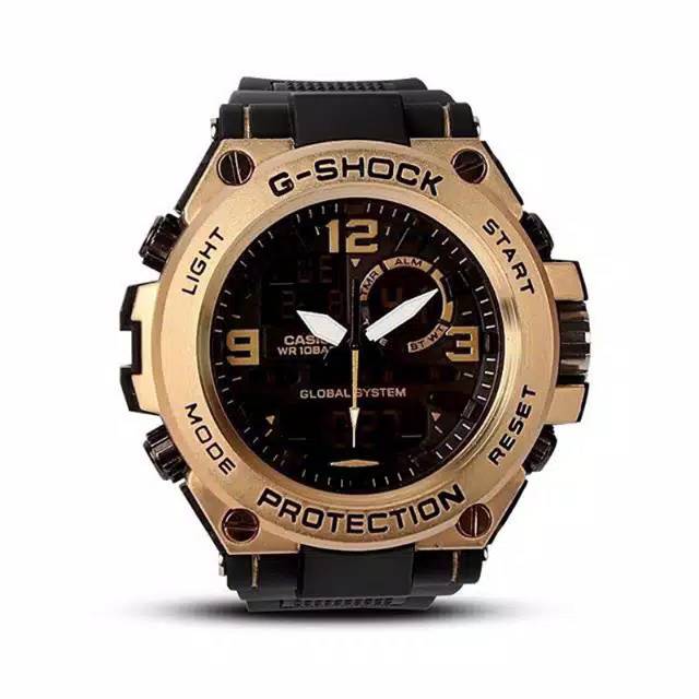 Jam Tangan Pria Rubber Sporty Casio G-shock GST-8600 Black Series