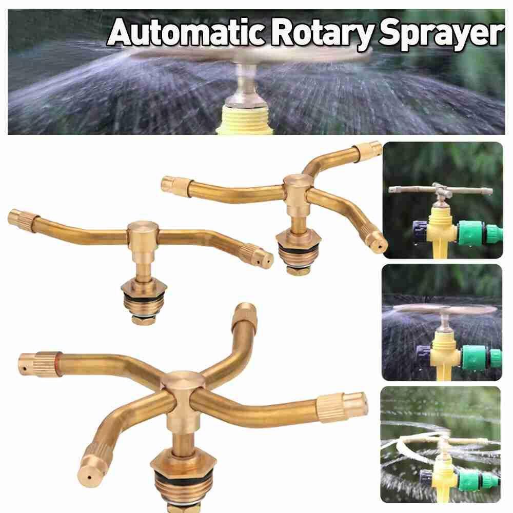 Solighter Sprinkler Taman Cool Down Watering Nozzle Irigasi Rumput Putar 360