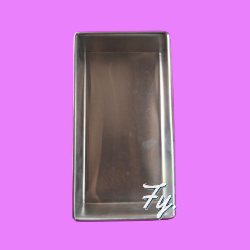 LOYANG KUE PANJANG UKURAN 20x10 BAHAN ALUMUNIUM ANTI KARAT