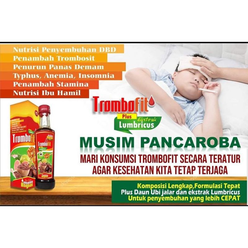 TROMBOFIT SARI KURMA ANGKAK PLUS LUMBRICUS