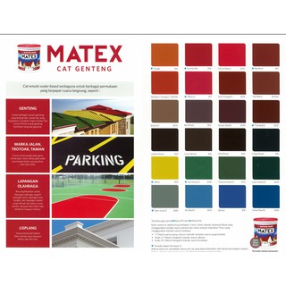  Cat  Genteng  Matex  2 5 Liter Ready Mix NIPPON PAINT 