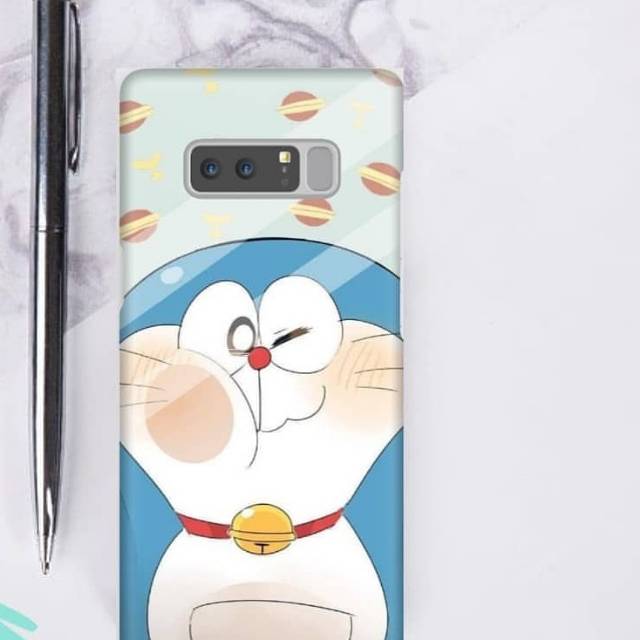 Case Doraemon Lucu /Galaxy S9Plus/Redmi note 5a/Oppo f7/Vivo V5/Iphone x