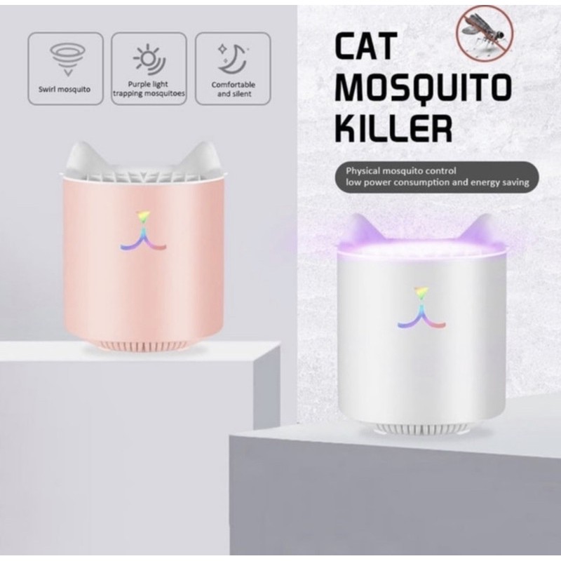 Mosquito Killer Lamp Cat Shape - Perangkap / Pengusir nyamuk sinar UV - Mosquito CAT